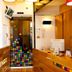 Hostal Athenas reception desk and entrance in Sant Adrià de Besòs