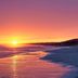 Sunset beach view at Sol Milanos Pingüinos in Son Bou with calm waves and shoreline