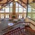Dale Hollow Lake State Resort Park in Burkesville, spacious lodge lobby with high ceilings and seating area