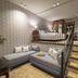 Hotel Cetina Palacio de los Salcedo in Baeza: stylish mezzanine suite with sofa bed and staircase