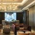 Four Seasons Hotel Silicon Valley at East Palo Alto lobby lounge with modern seating and chandelier