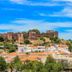 Hotel Colina Dos Mouros in Silves with hilltop castle views over the town and palm trees