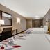 Red Roof Inn Asheville - Biltmore West guest room with two beds and desk