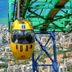 Lamedina Hotel & Resort in Jounieh: yellow cable car above city and sea views