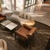 Red Roof Plus+ Vancouver Airport lobby seating area with sofas, armchairs and coffee tables in Richmond