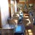 Thaiji Pousada e Parador in Florianopolis dining room with tables and ocean view