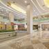 The Greenway Hotel Xiamen lobby in Xiamen with polished marble floors, high ceilings and modern reception desks