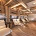 Biohotel Rastbichlhof in Neustift im Stubaital sauna relaxation room with hanging loungers