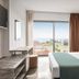 The Freij Resort by Marissol, Ayia Napa: guest room with balcony sea view and modern bed
