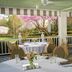 DoubleTree by Hilton Raleigh-Durham Airport at Research Triangle Park patio dining area in Durham