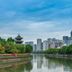 Jinzhu Hotel (ChengDu Tianfu square) in Chengdu with river view, park, pagoda and city skyline