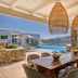 Santa Marina, a Luxury Collection Resort, Mykonos: open-air dining terrace with infinity pool and sea view