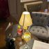 Ravenwood Hall Hotel, Bury St. Edmunds: lounge with armchairs, table lamps and drinks by a radiator