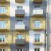 Anessis hotel in Thessaloniki with rows of balconies on a modern facade