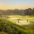 Dale Hollow Lake State Resort Park in Burkesville with sunrise golf course views and golfers on the green