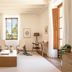 Es Figueral Nou Hotel Rural & Spa - Adults Only - Over 12 in Montuïri: bright lounge with sofa, chairs and garden window