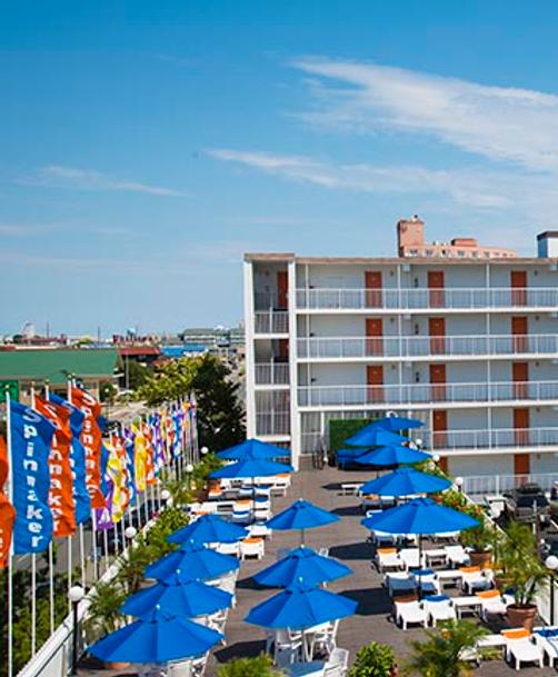 Spinnaker Motel - Ocean City - Patio