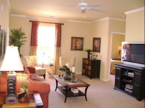 Oakwood at The Crossings at Alexander Place - Raleigh - Living room