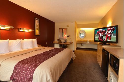 Red Roof Inn Lansing West - Lansing - King bedroom