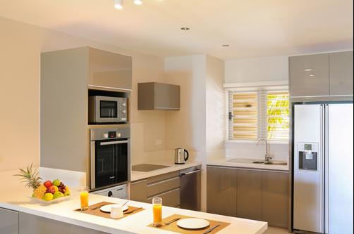 Paradise Beach Luxury Apartments - Pointe d’Esny - Kitchen
