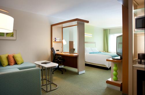 SpringHill Suites by Marriott Las Vegas Convention Center - Las Vegas - Bedroom