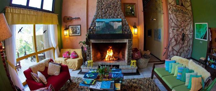 Pousada Refugio Ecologico Pedra Afiada - Praia Grande (Santa Catarina) - Living room