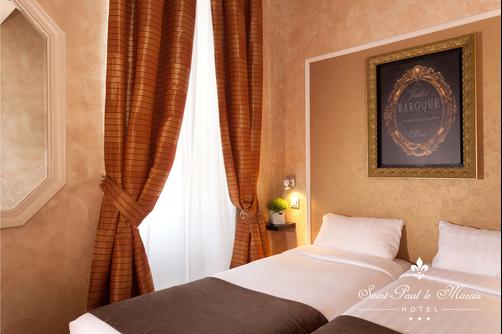 Hotel Saint Paul Le Marais - Paris - Bedroom