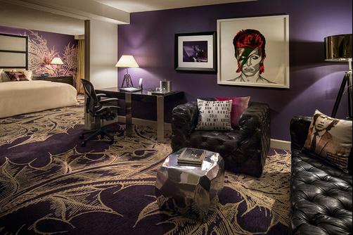 Hard Rock Hotel Palm Springs - Palm Springs - Queen bedroom