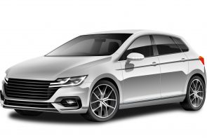 Compact rental car