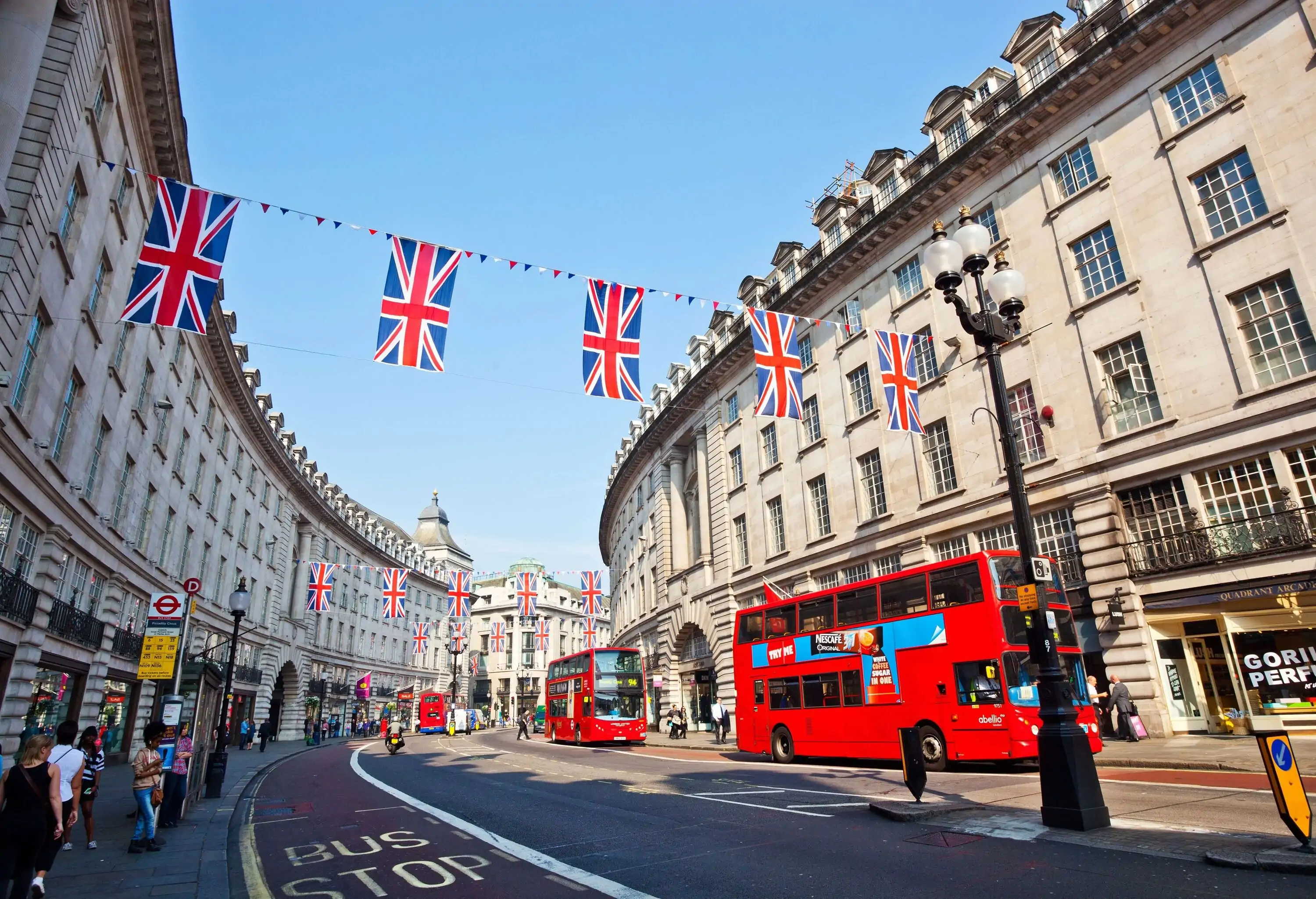 Bus on Regent Street, London, United Kingdom