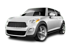 mini car white