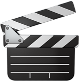 Clapper board emoji seach KAYAK