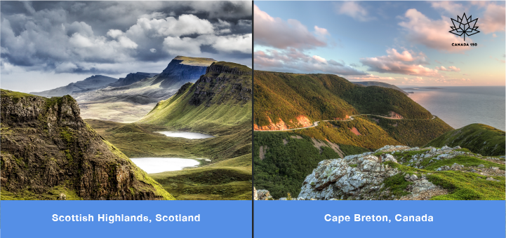 scotland canada comparison