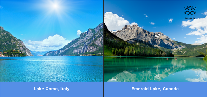 lake como italy canada comparison