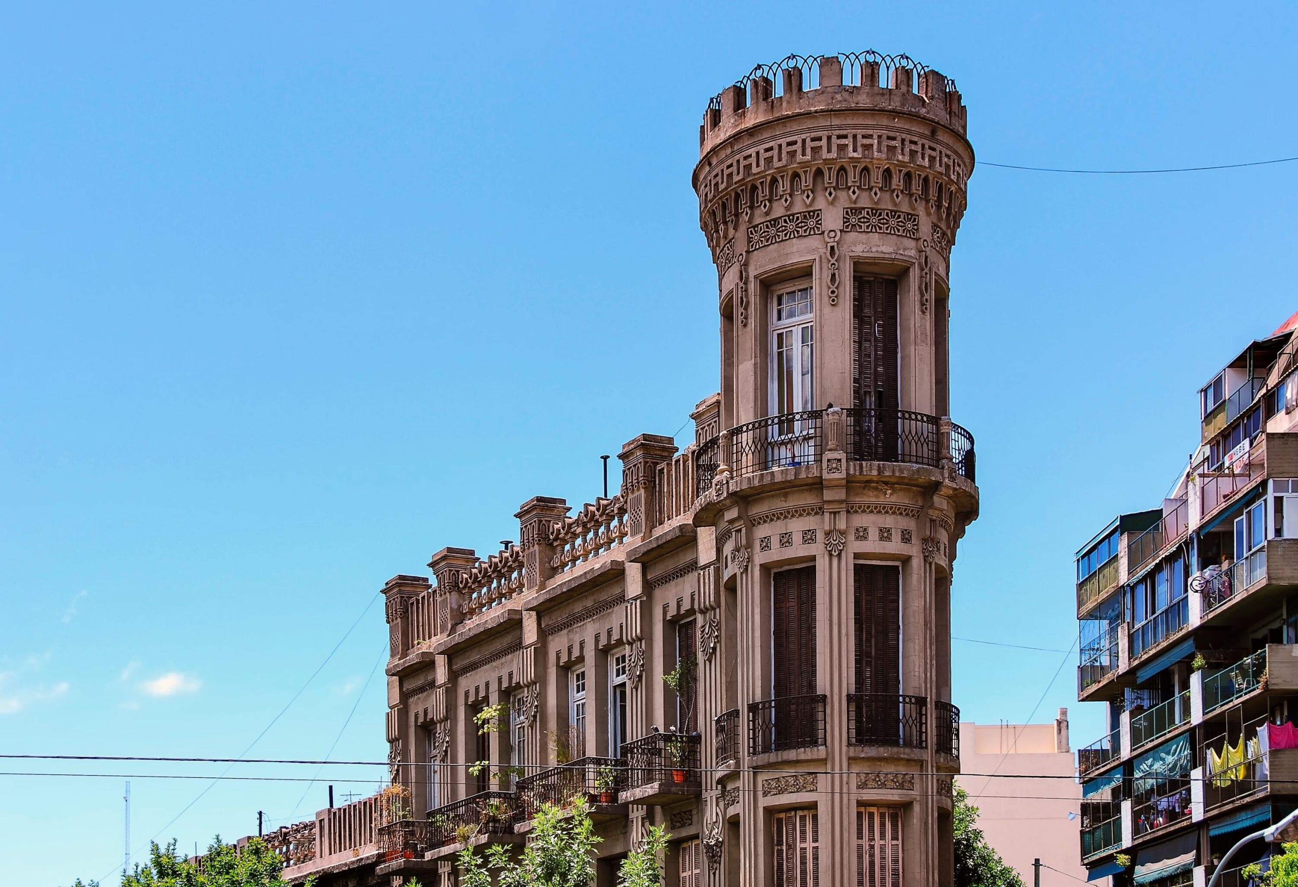 Torre del Fantasma or Ghost Tower, La Boca, Buenos Aires, Argentina.