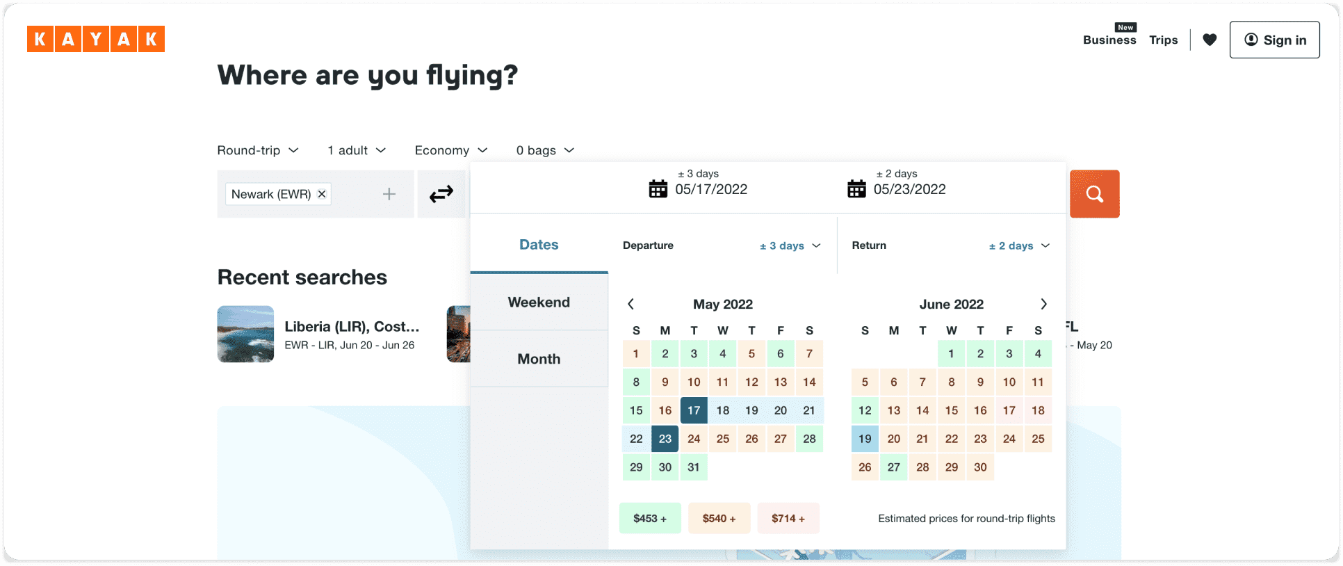 KAYAK tools for finding cheap flights Travel Hacker Blog