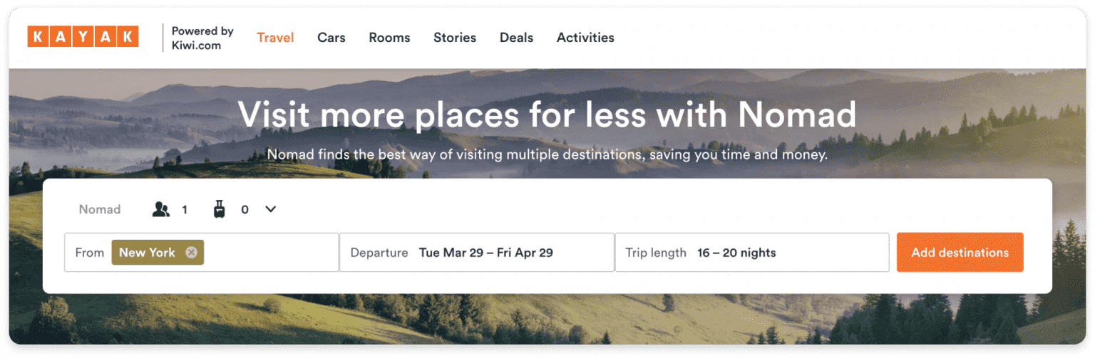 Plan multicity travel with Trip Builder KAYAK Travel Hacker Blog