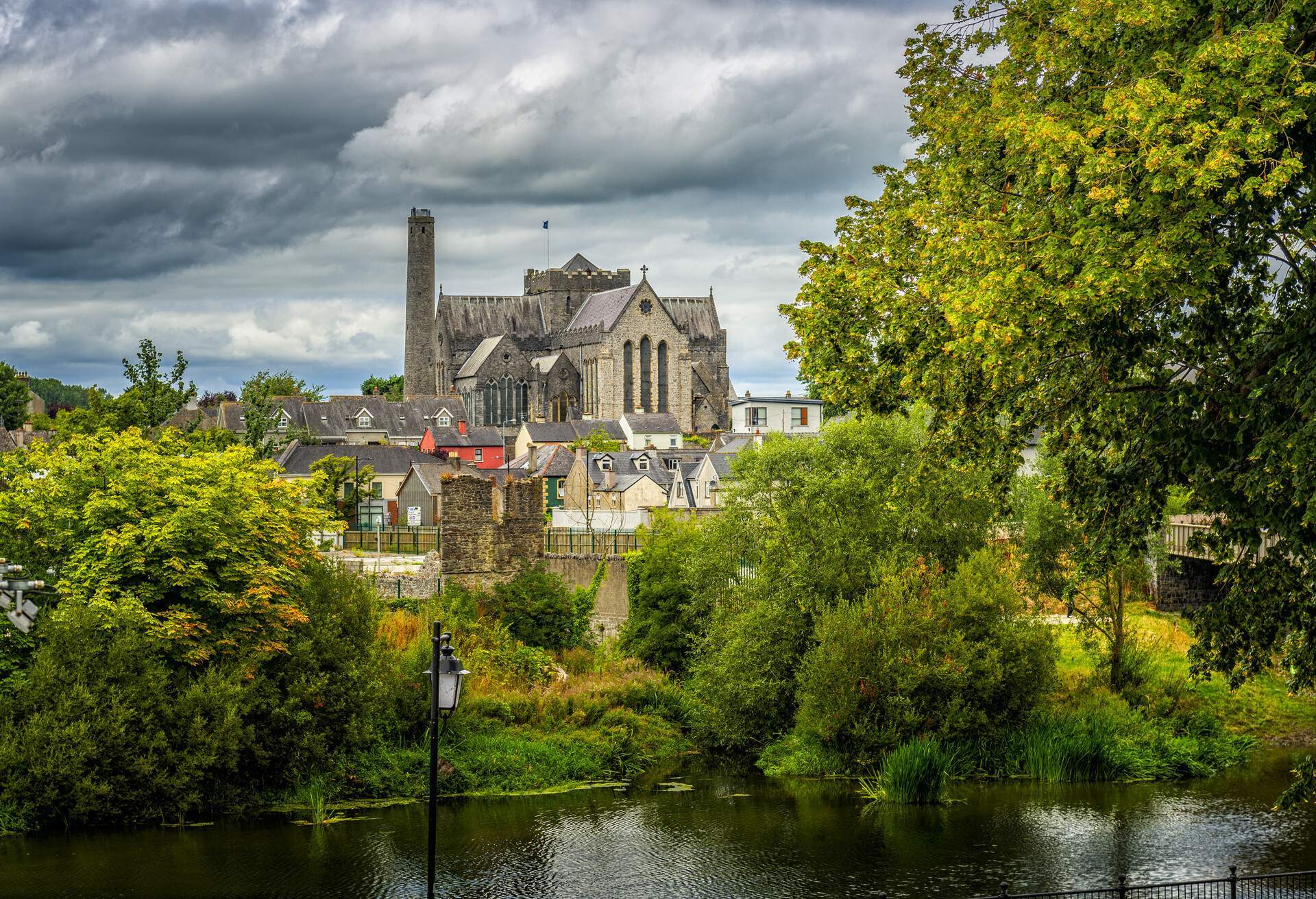 Saint Canice Cathedral in Kilkenny, Ireland.