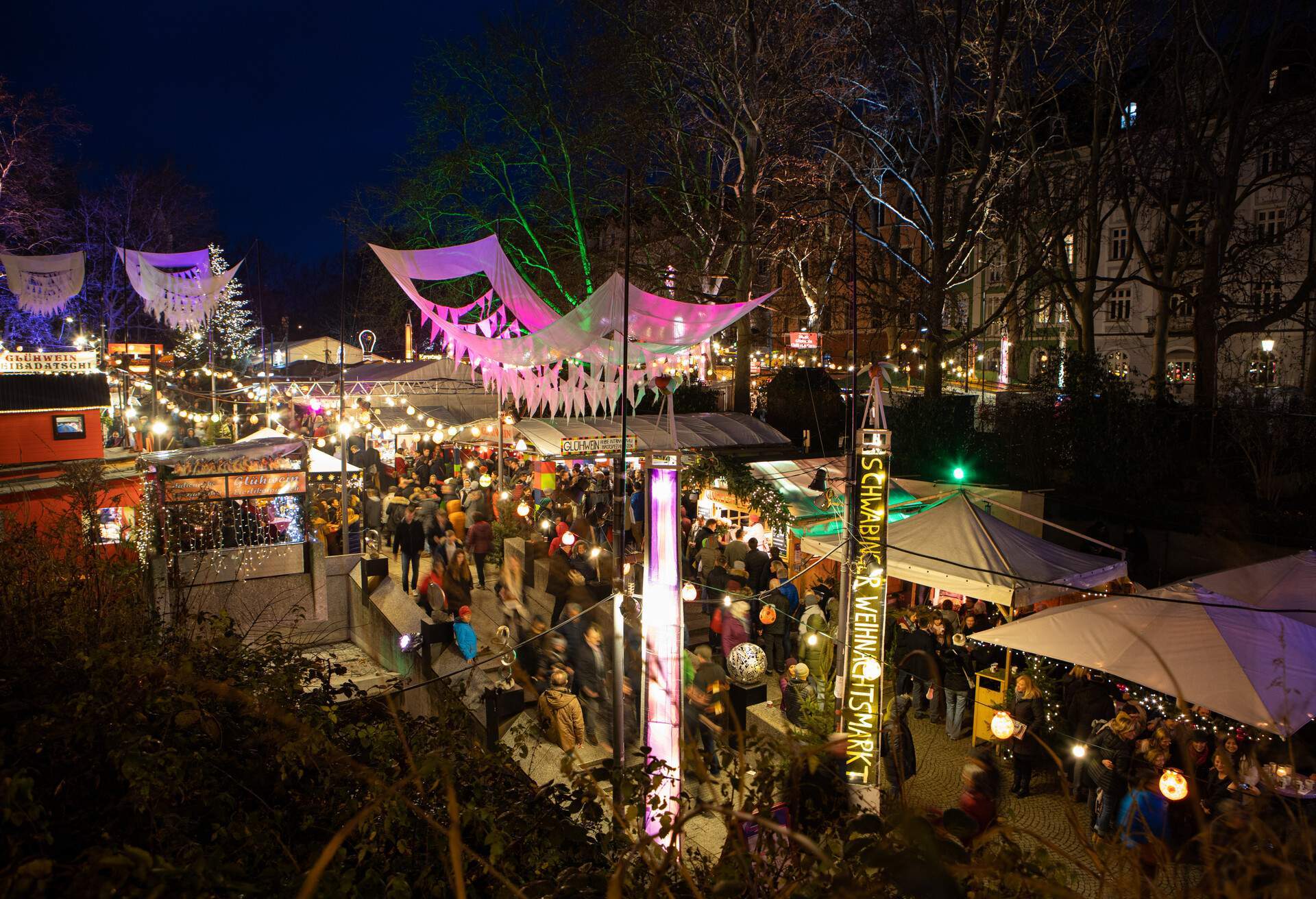 Schwabing Christmas Market, Munich, Germany.