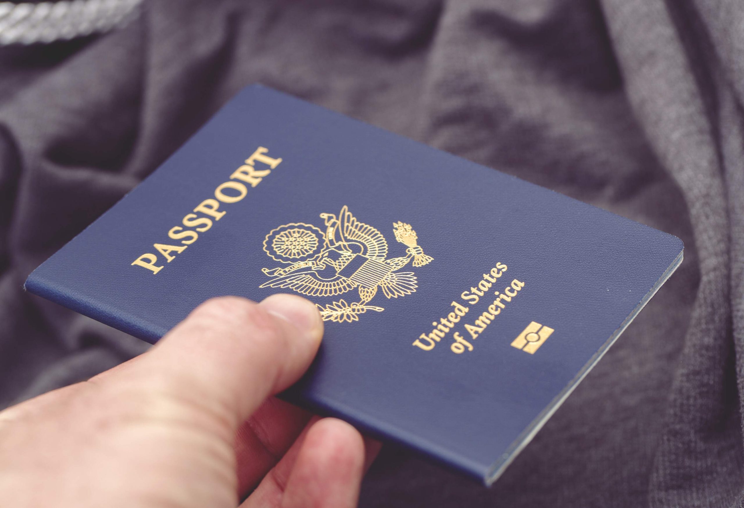 A stock photo of a US passport. Photographed using the Canon EOS 1DX Mark II.