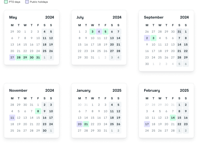 Maximize your time off with KAYAK’s PTO Calculator.