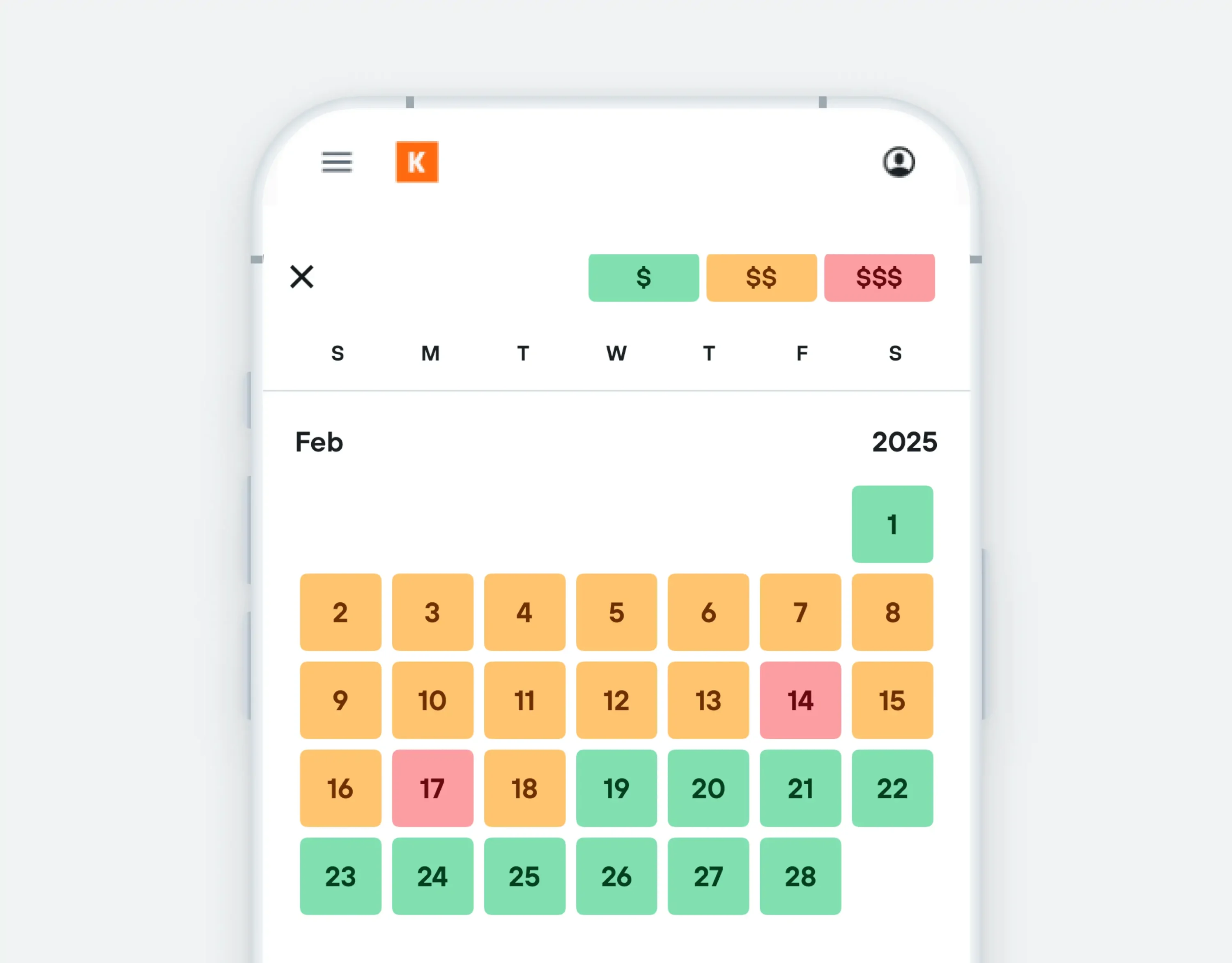price-calendar