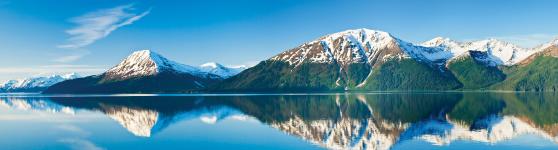 Alaska Mountains and River