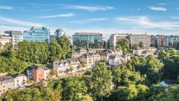 Find cheap flights from Des Moines to Luxembourg