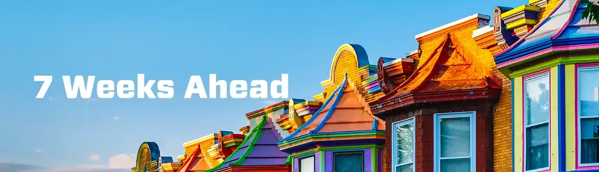 Where to go when you book 7 weeks ahead