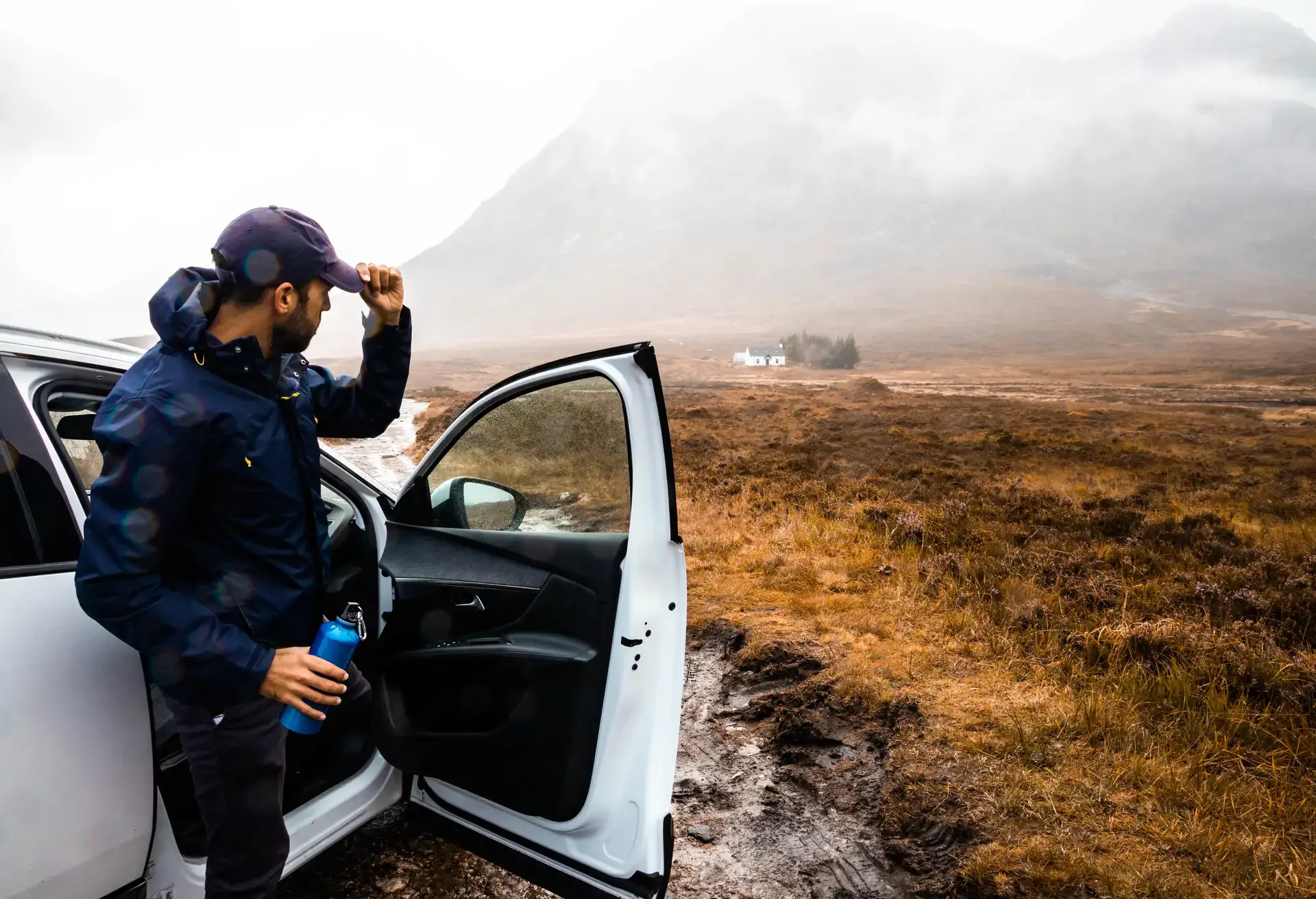 Tough conditions during roadtrip.
