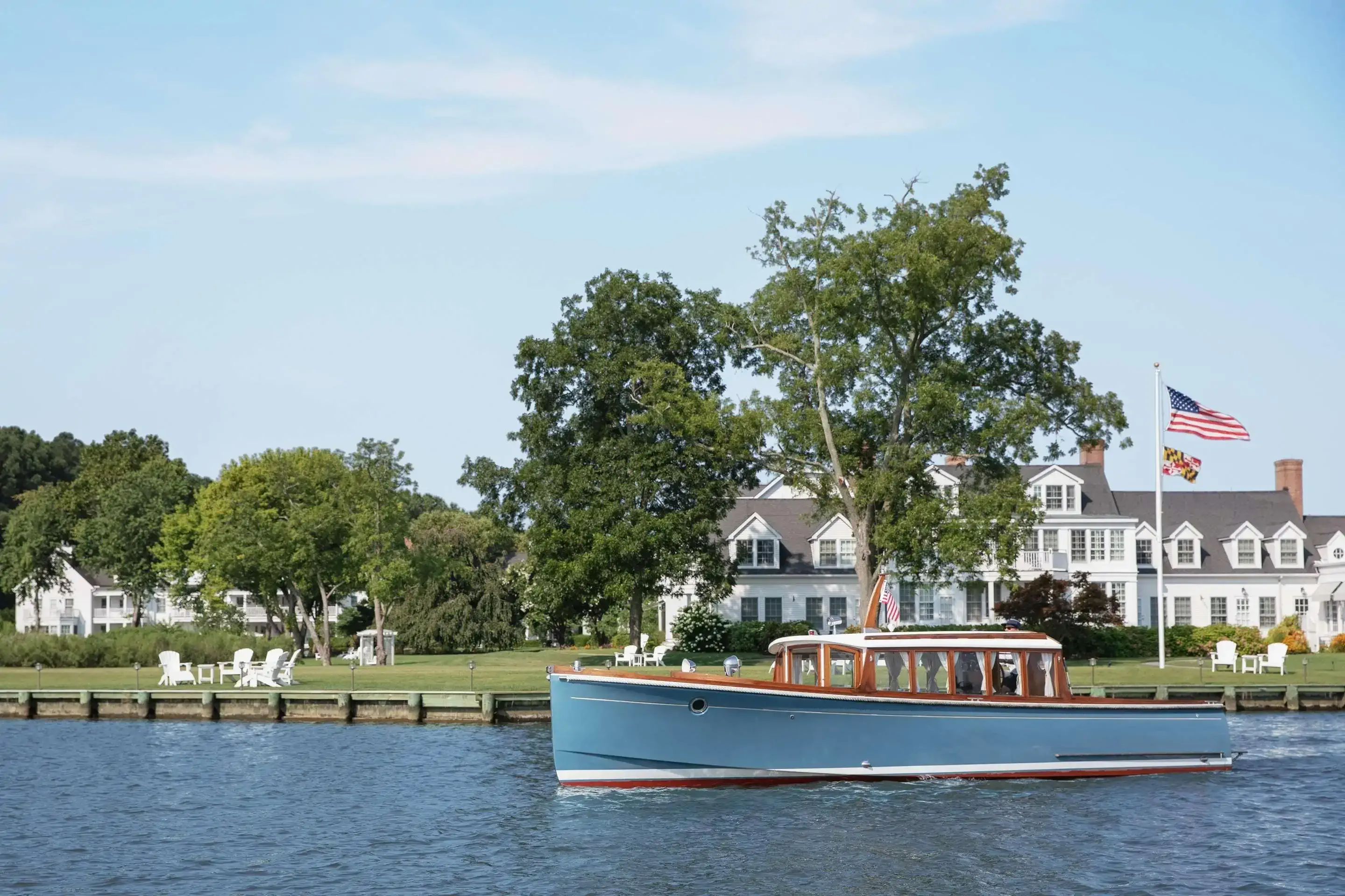 Boat by a river