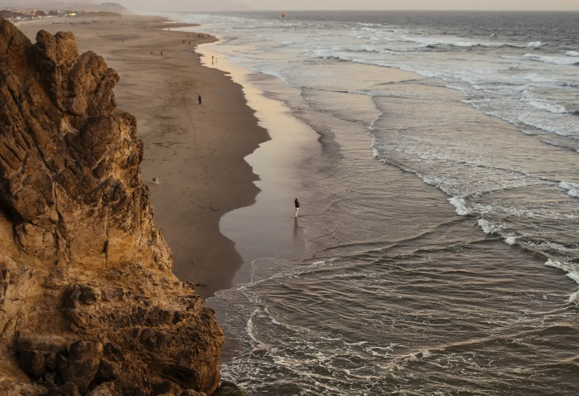 Ocean Beach at sunset San Francisco, California. Images by Cayce Clifford