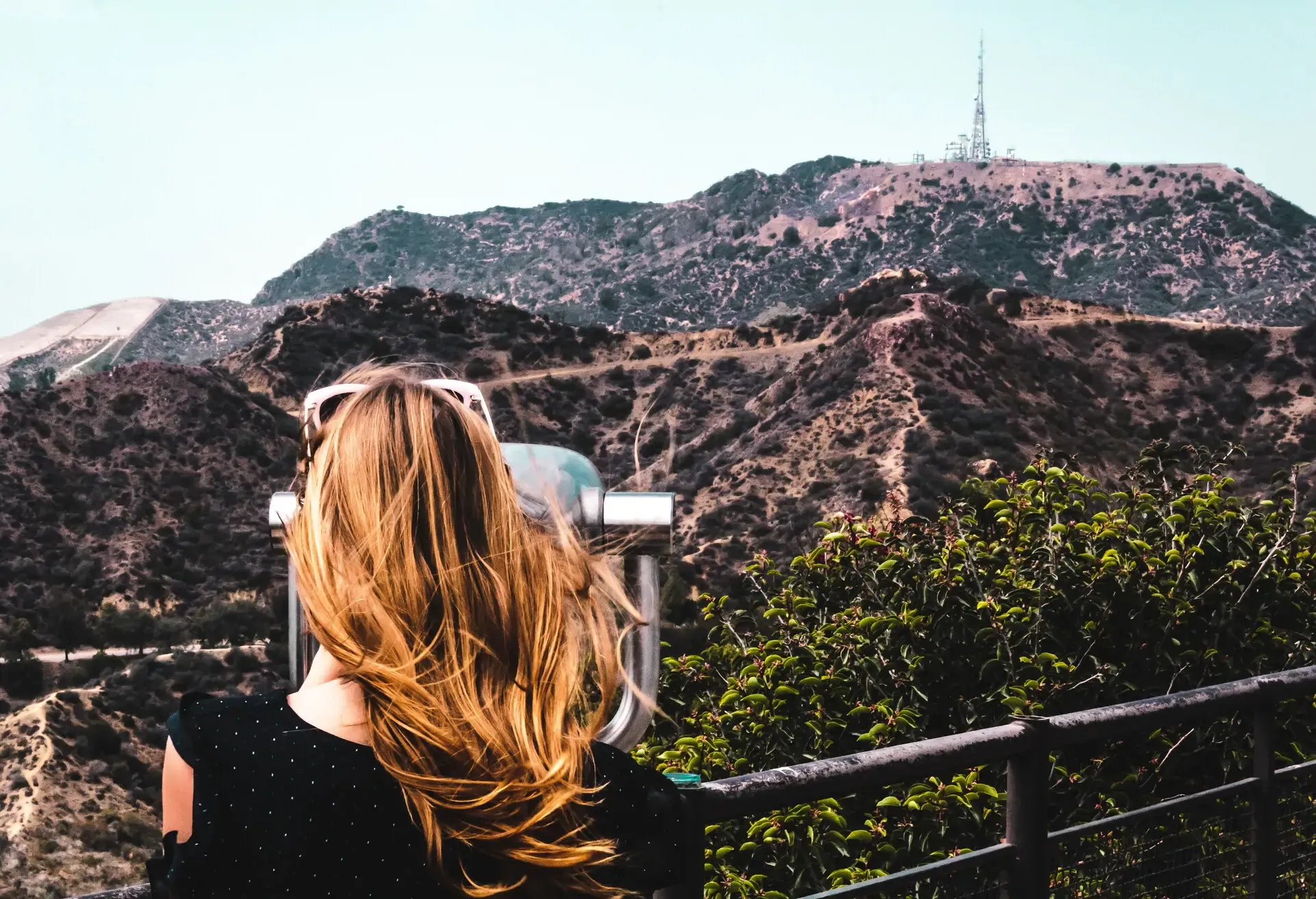 Photo of Girl near Hollywood Hills in Los Angeles, California