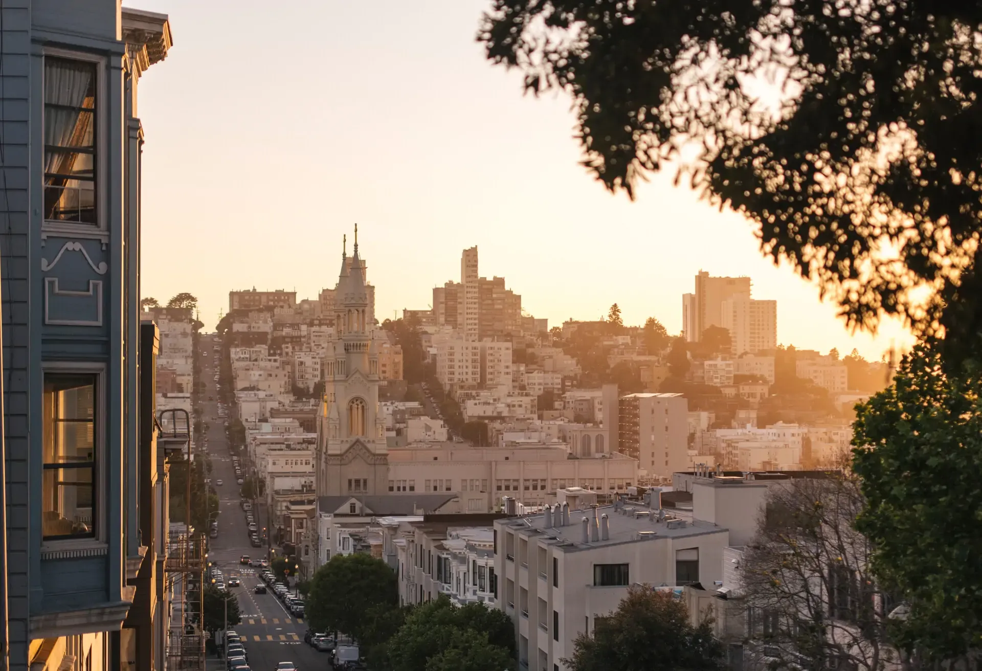 Climbing toward Coit Tower San Francisco, California. Images by Cayce Clifford
